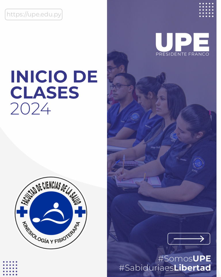 Inicio de clases Año Lectivo 2024: Carrera de Kinesiología y Fisioterapia